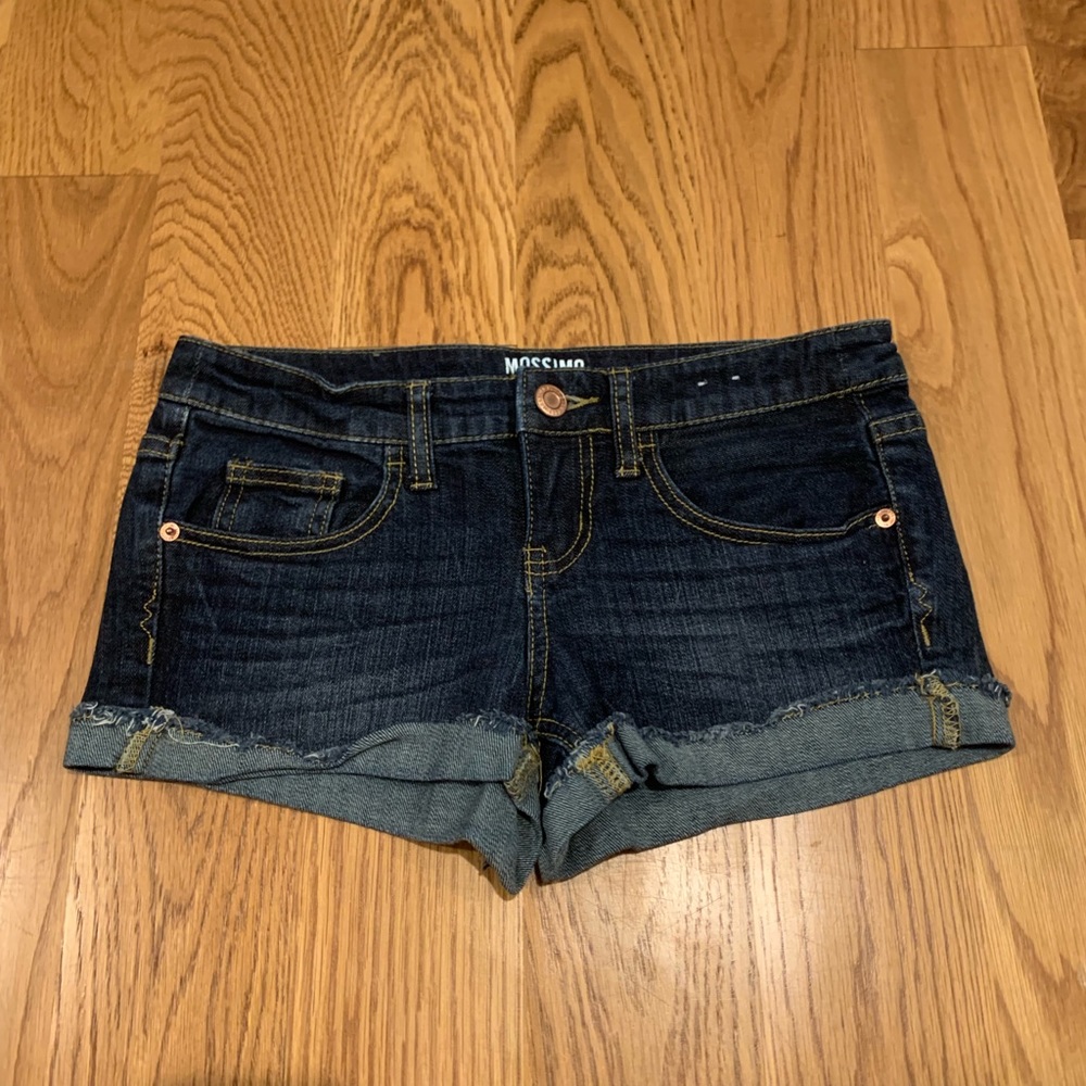 mossimo denim blue mini shorts juniors ☀️ 5